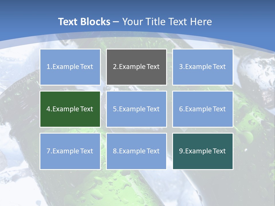 Cold Party Golden PowerPoint Template