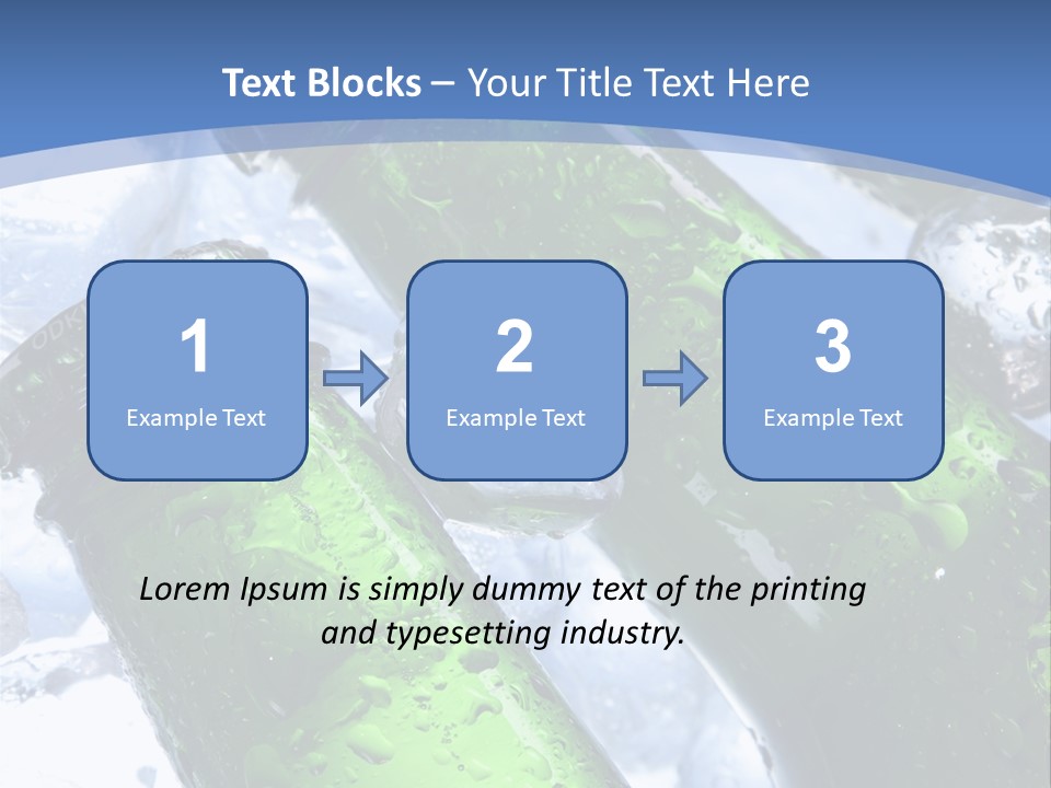 Cold Party Golden PowerPoint Template