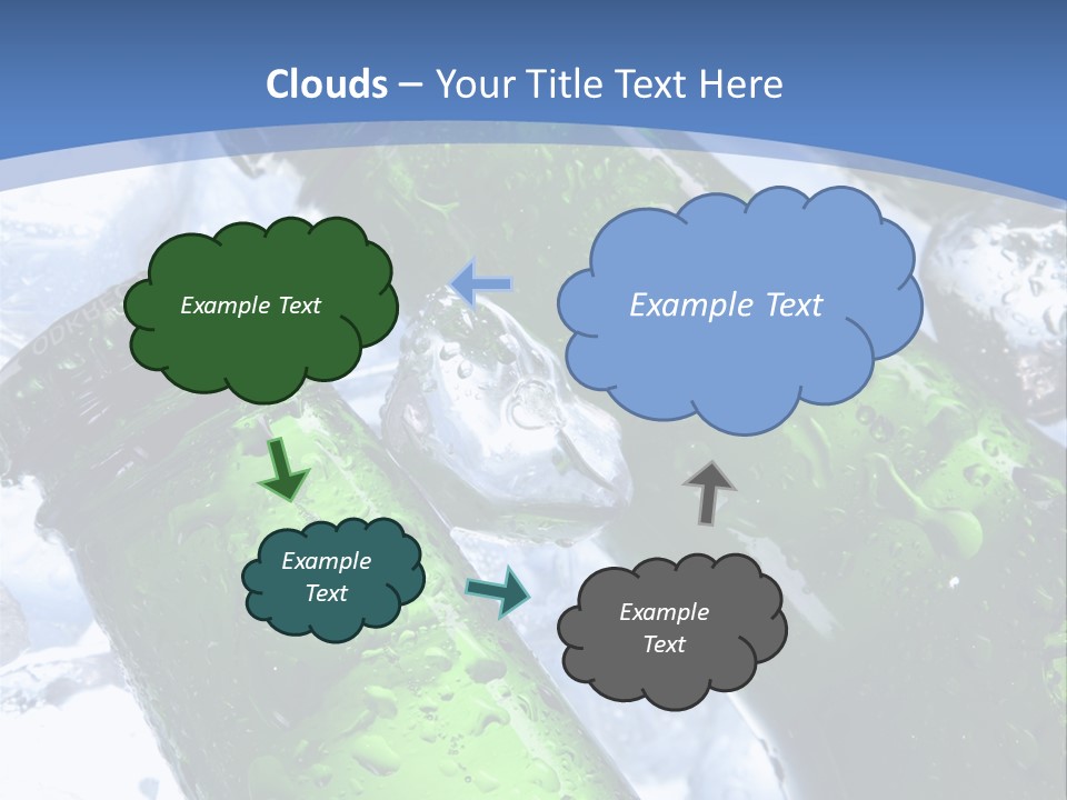 Cold Party Golden PowerPoint Template