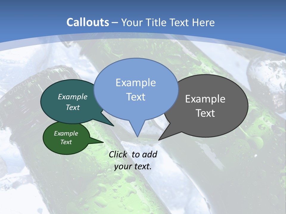 Cold Party Golden PowerPoint Template