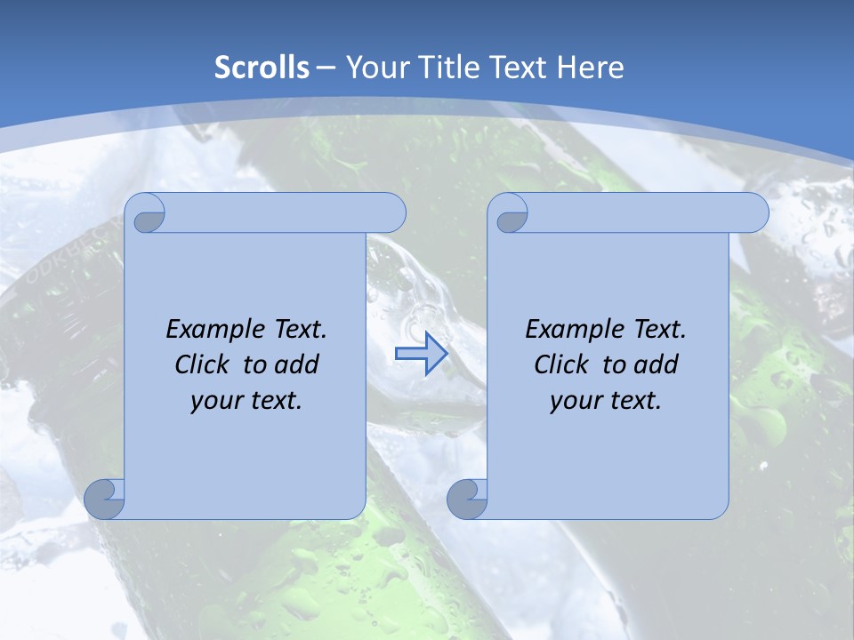 Cold Party Golden PowerPoint Template