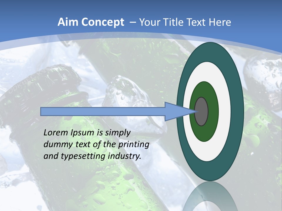 Cold Party Golden PowerPoint Template