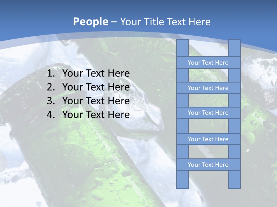 Cold Party Golden PowerPoint Template