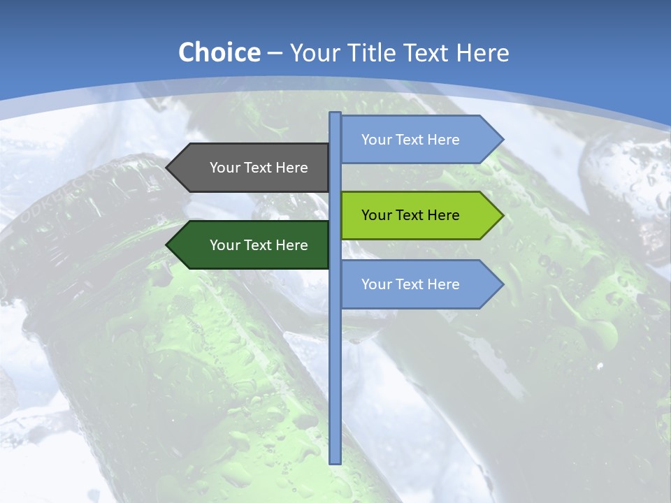 Cold Party Golden PowerPoint Template