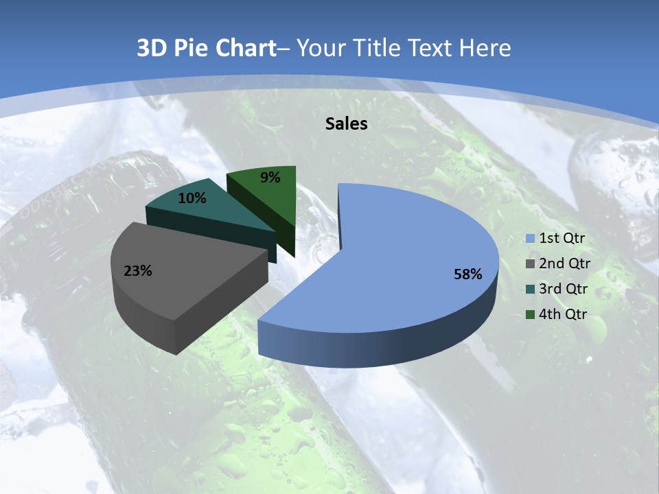 Cold Party Golden PowerPoint Template