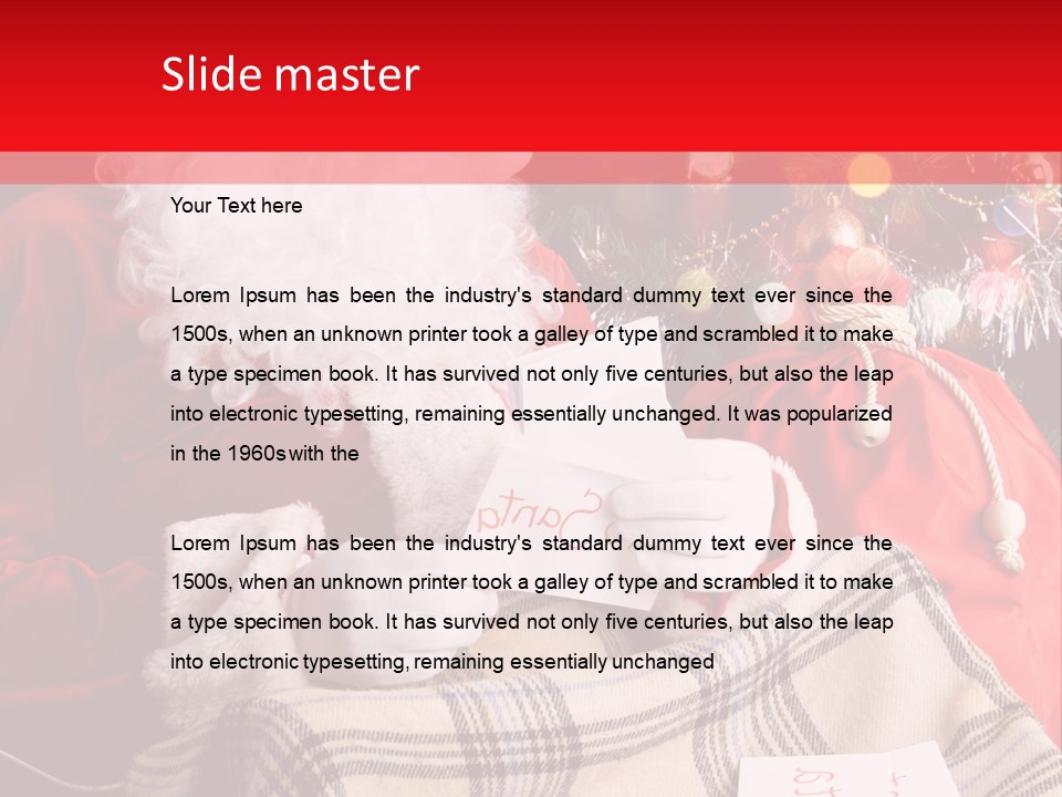 Christmas Greeting Cards PowerPoint Template