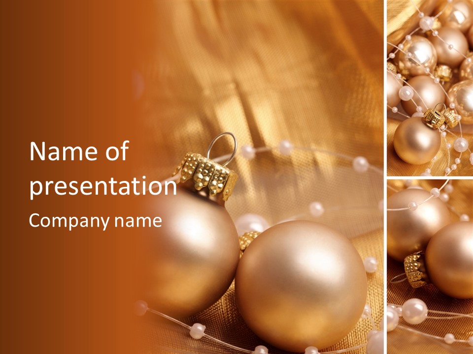 Christmas Photography PowerPoint Template