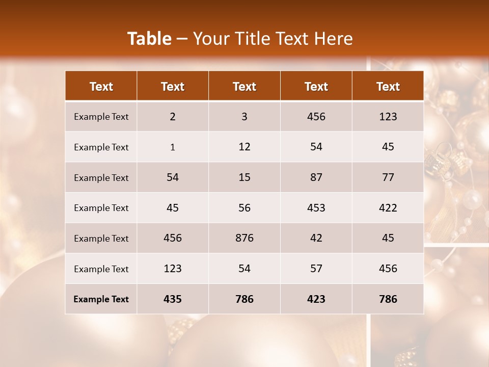 Christmas Photography PowerPoint Template