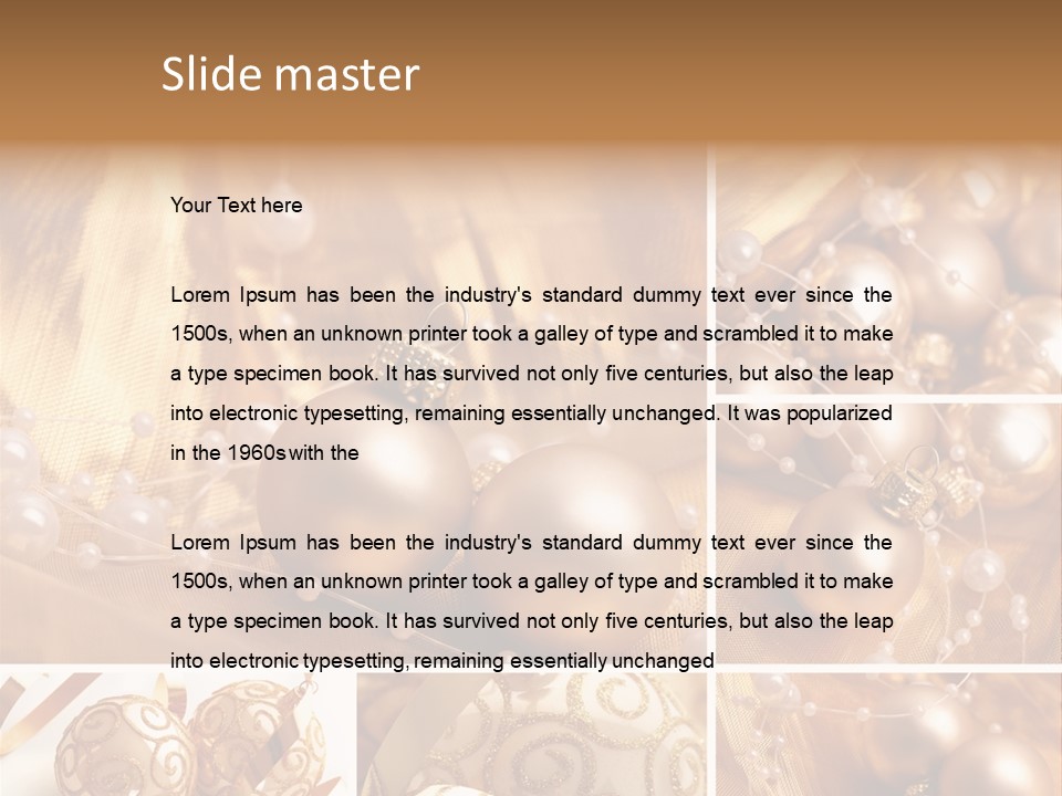 Christmas Photography PowerPoint Template