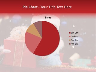 Girl Christmas Present PowerPoint Template