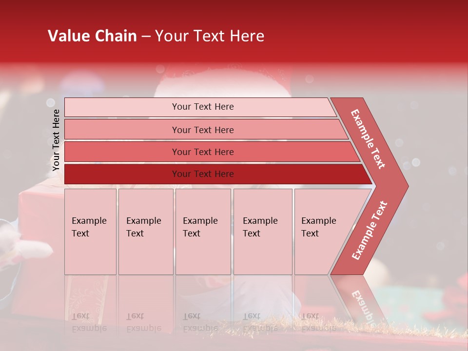 Girl Christmas Present PowerPoint Template