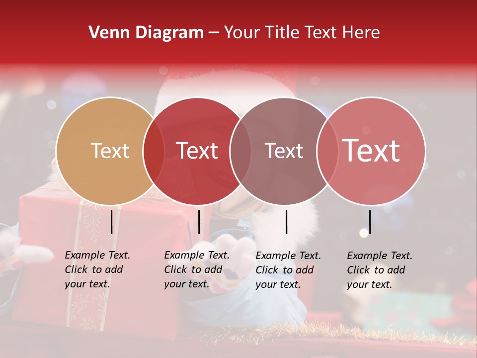 Girl Christmas Present PowerPoint Template