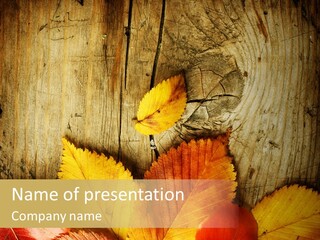 Red Surface Vintage PowerPoint Template