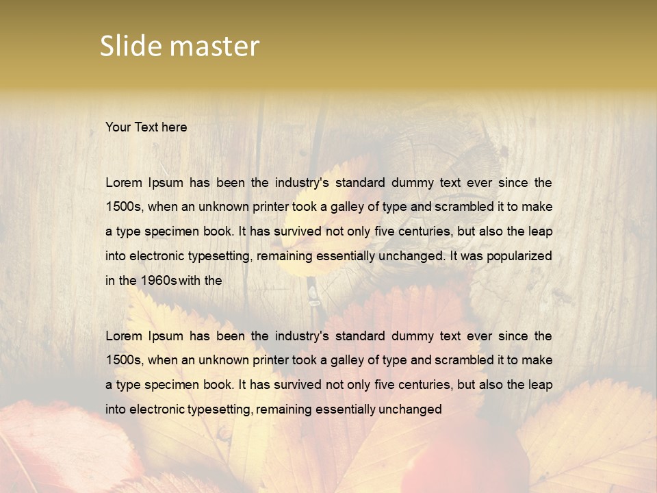 Red Surface Vintage PowerPoint Template