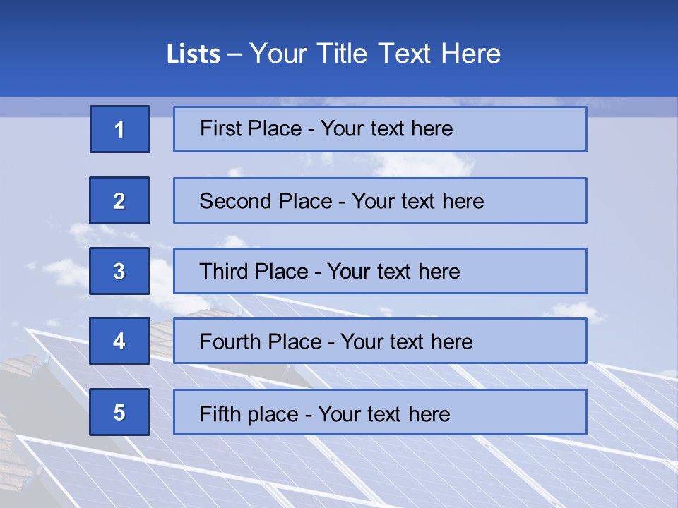 Solar Photovoltaic Pv PowerPoint Template