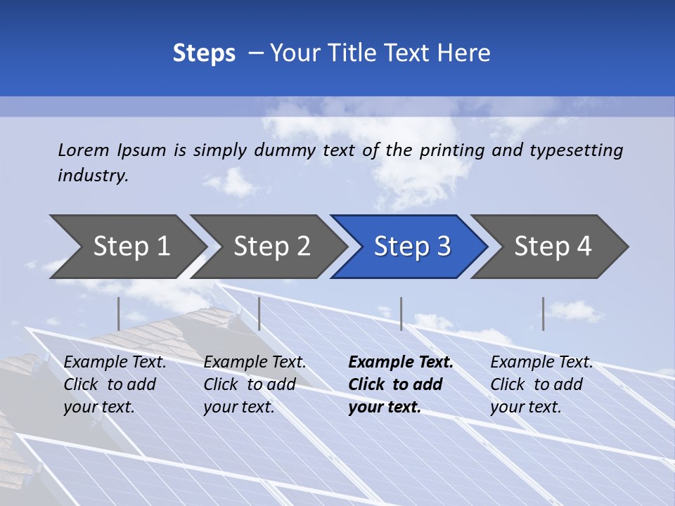 Solar Photovoltaic Pv PowerPoint Template