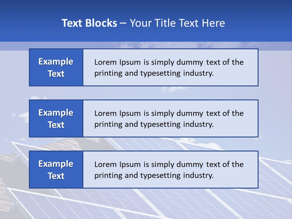 Solar Photovoltaic Pv PowerPoint Template