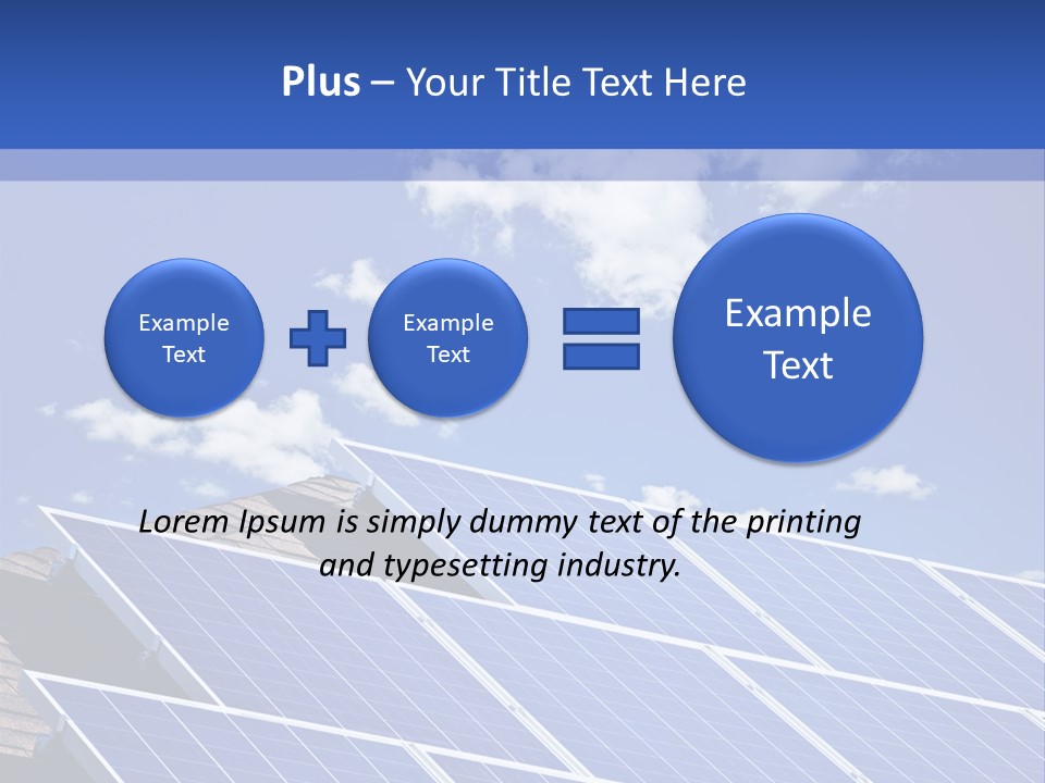 Solar Photovoltaic Pv PowerPoint Template