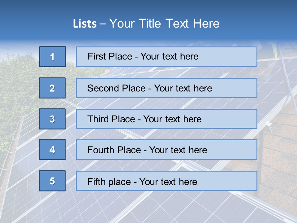Solar Panel PowerPoint Template
