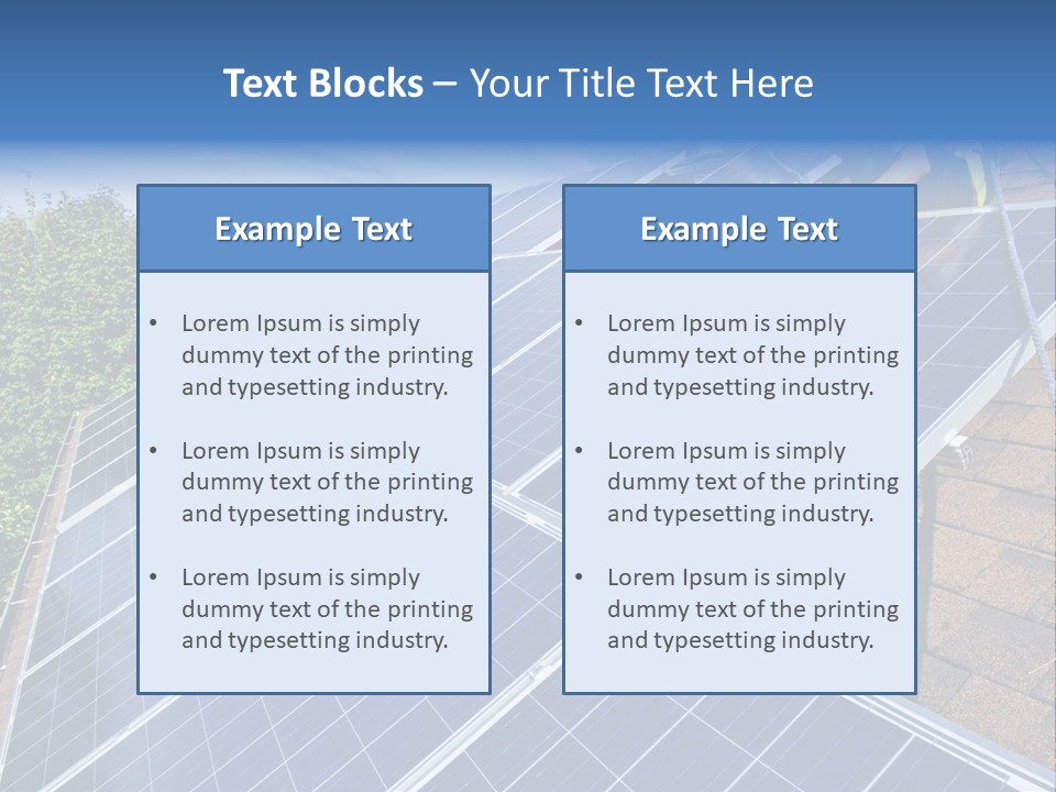 Solar Panel PowerPoint Template