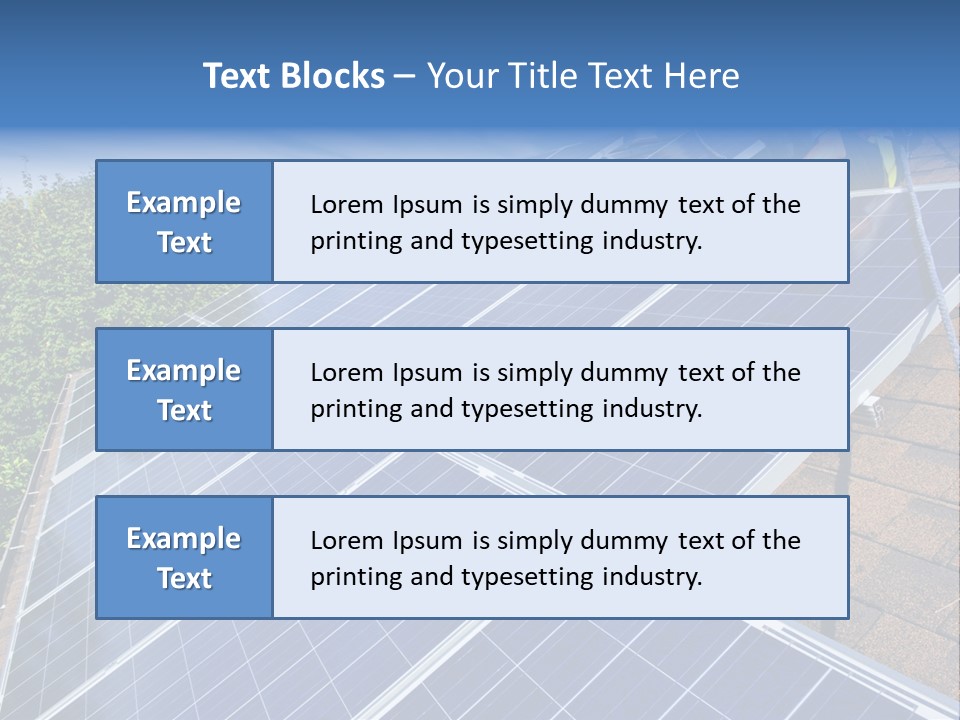 Solar Panel PowerPoint Template