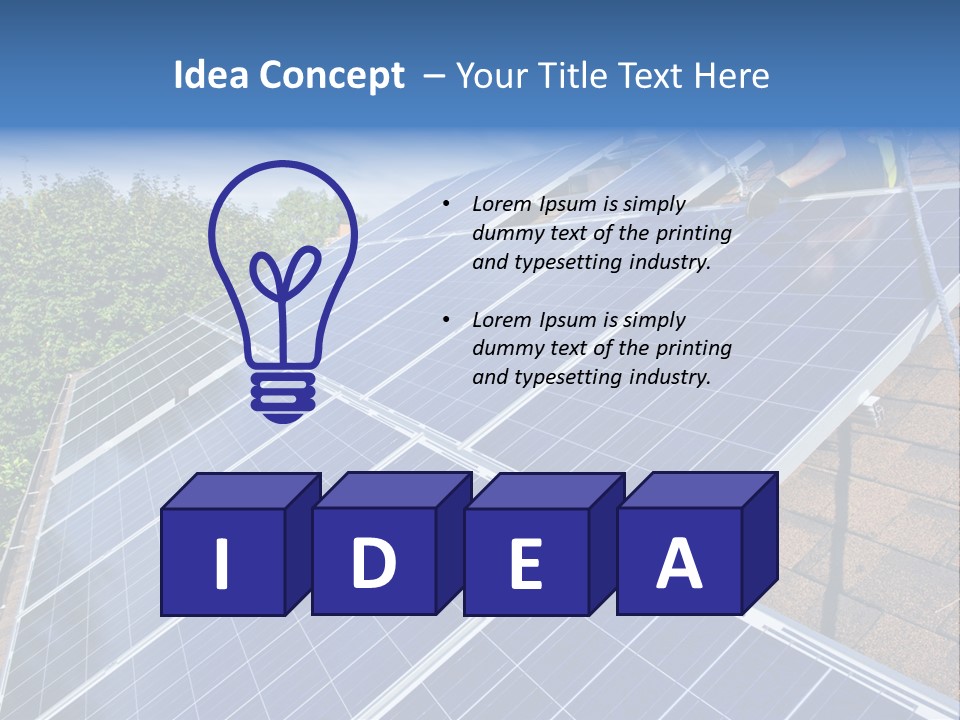 Solar Panel PowerPoint Template