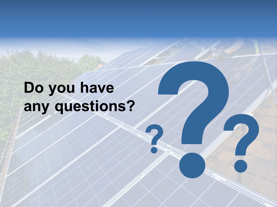 Solar Panel PowerPoint Template