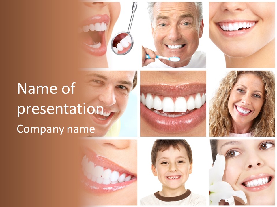 Teeth Whitening PowerPoint Template