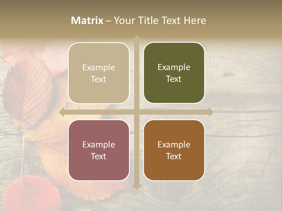 Brown Border Horizontal PowerPoint Template