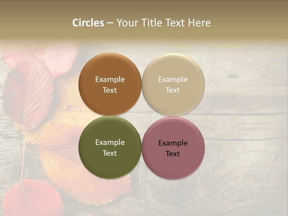 Brown Border Horizontal PowerPoint Template