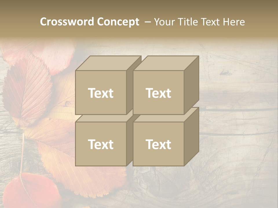 Brown Border Horizontal PowerPoint Template