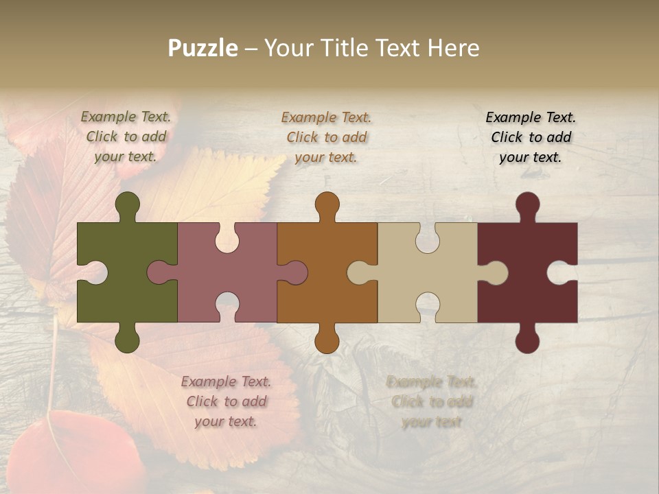 Brown Border Horizontal PowerPoint Template