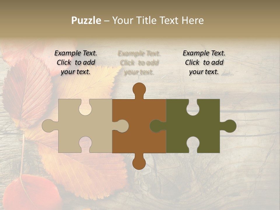 Brown Border Horizontal PowerPoint Template