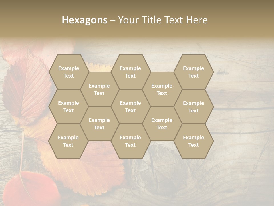 Brown Border Horizontal PowerPoint Template