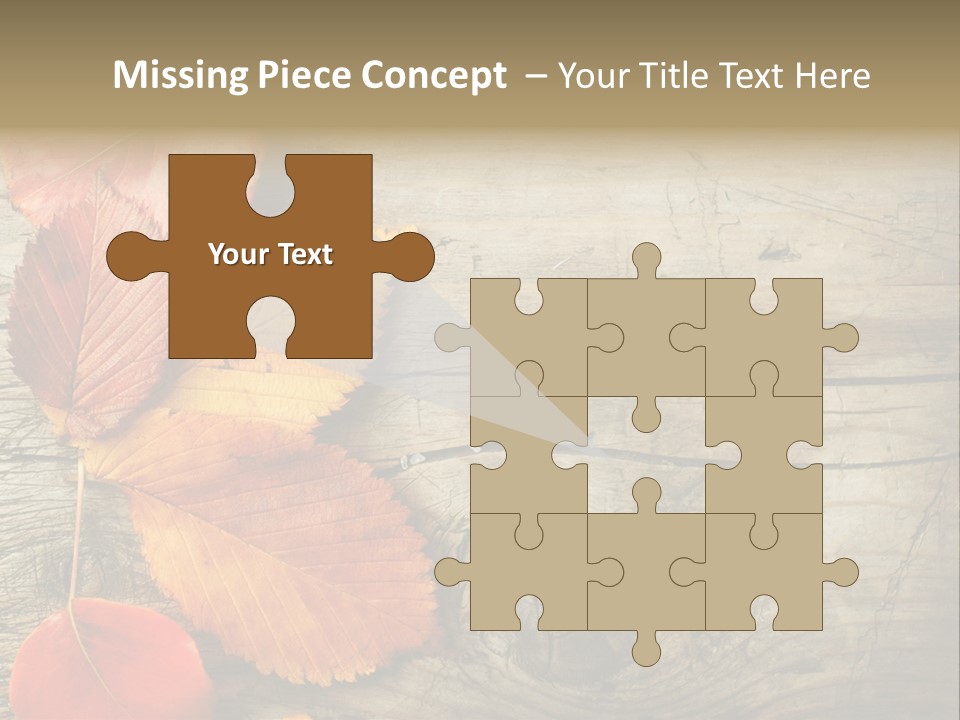 Brown Border Horizontal PowerPoint Template