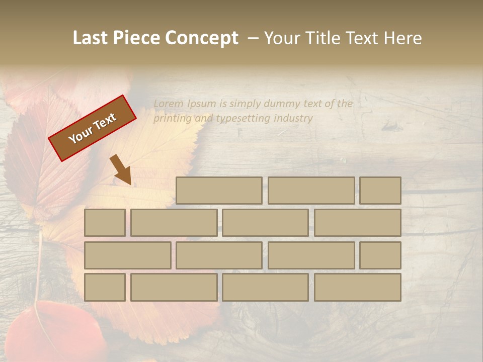 Brown Border Horizontal PowerPoint Template