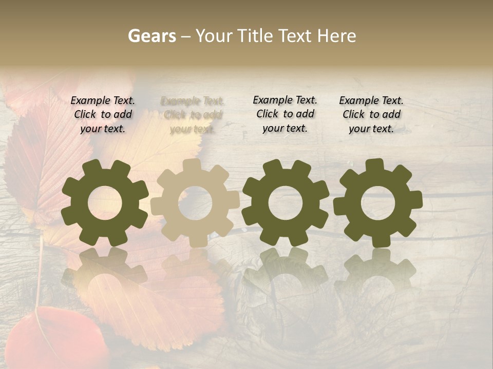 Brown Border Horizontal PowerPoint Template