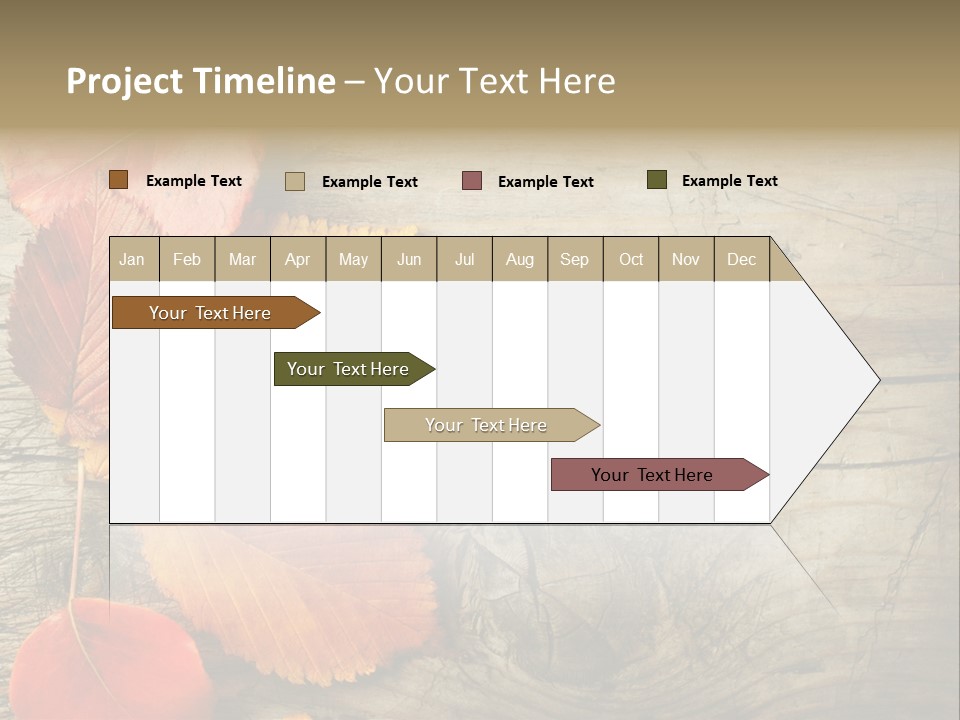 Brown Border Horizontal PowerPoint Template