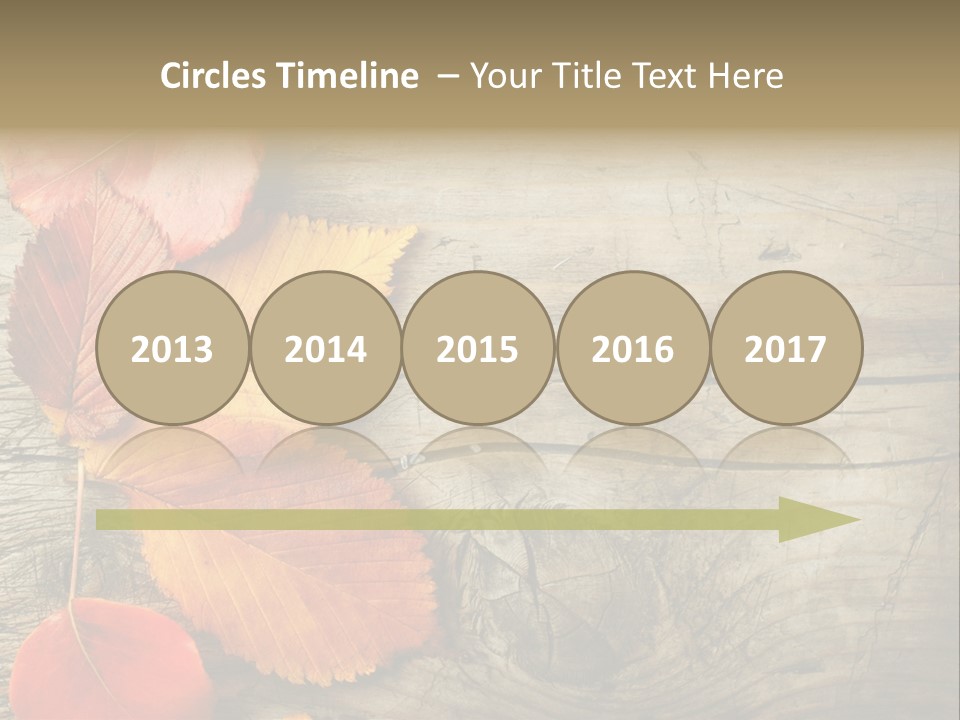 Brown Border Horizontal PowerPoint Template