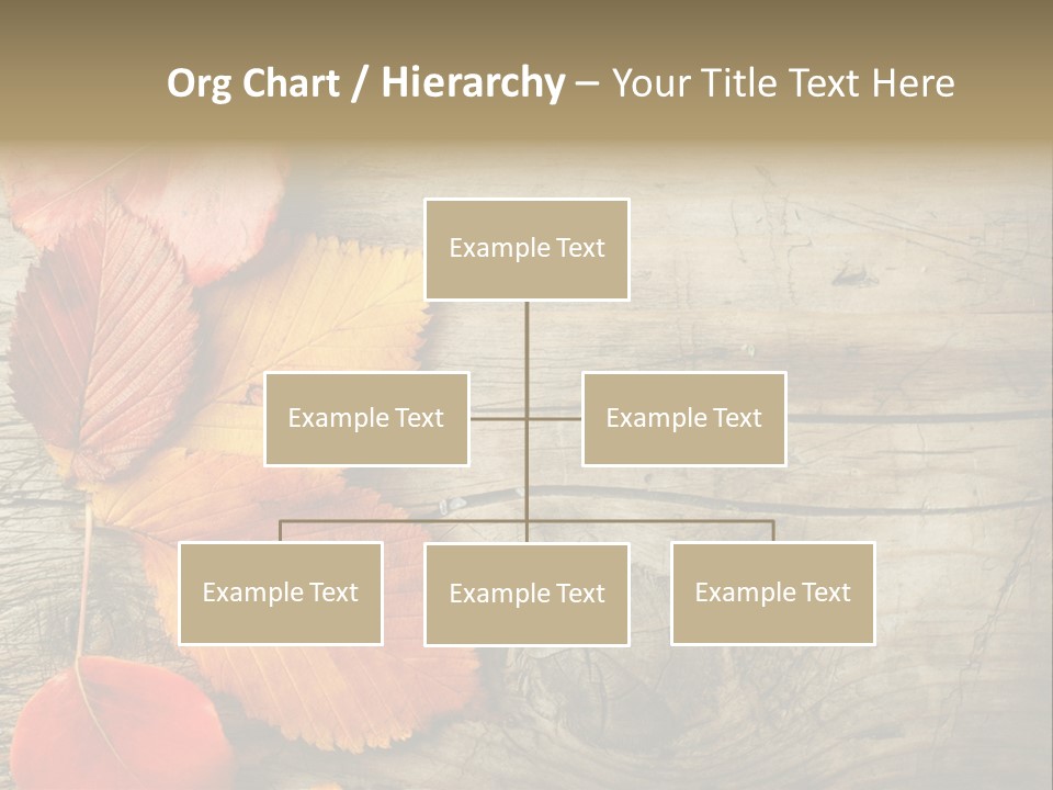 Brown Border Horizontal PowerPoint Template