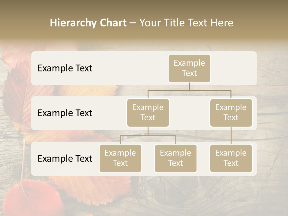Brown Border Horizontal PowerPoint Template