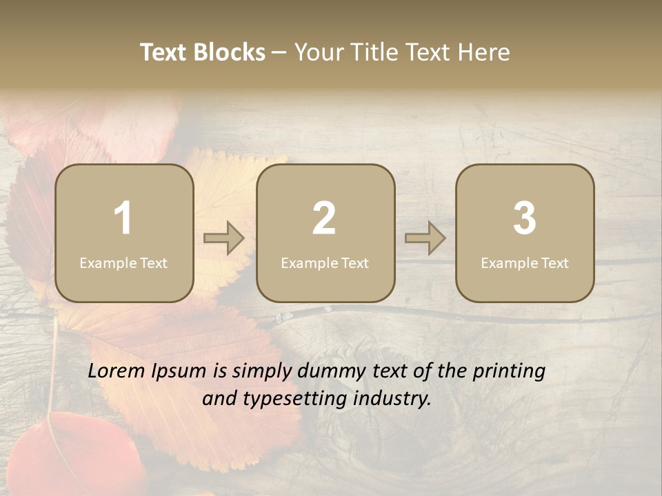 Brown Border Horizontal PowerPoint Template