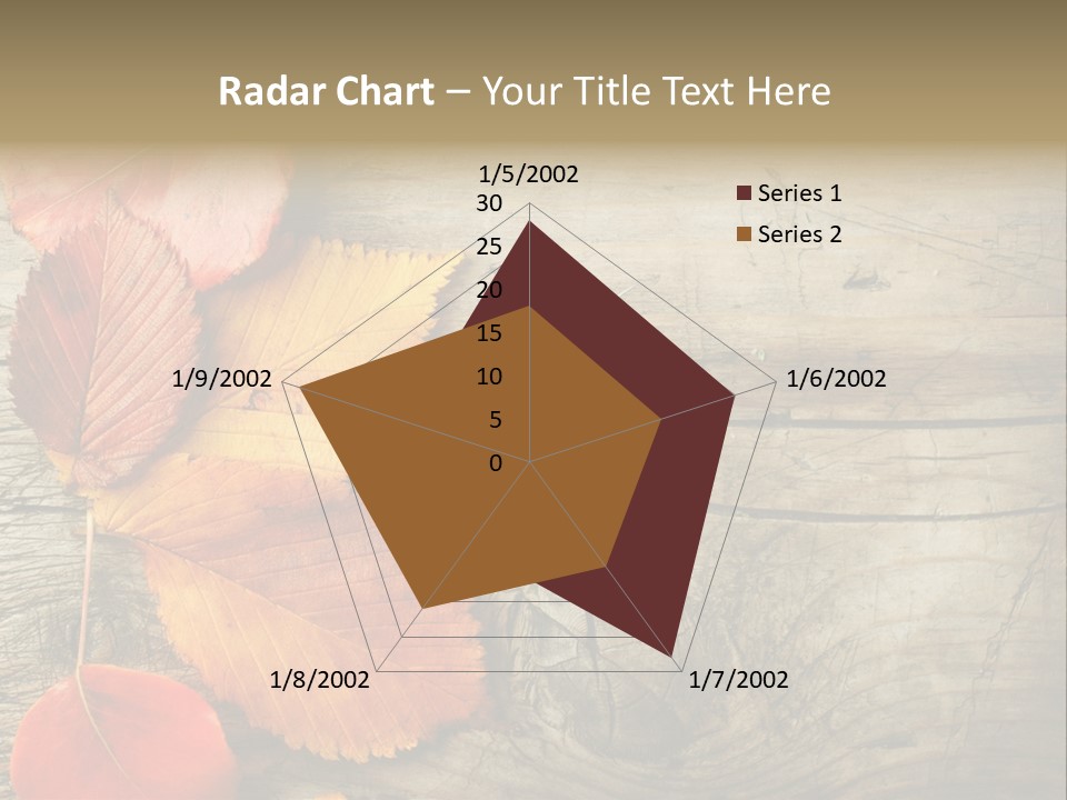 Brown Border Horizontal PowerPoint Template