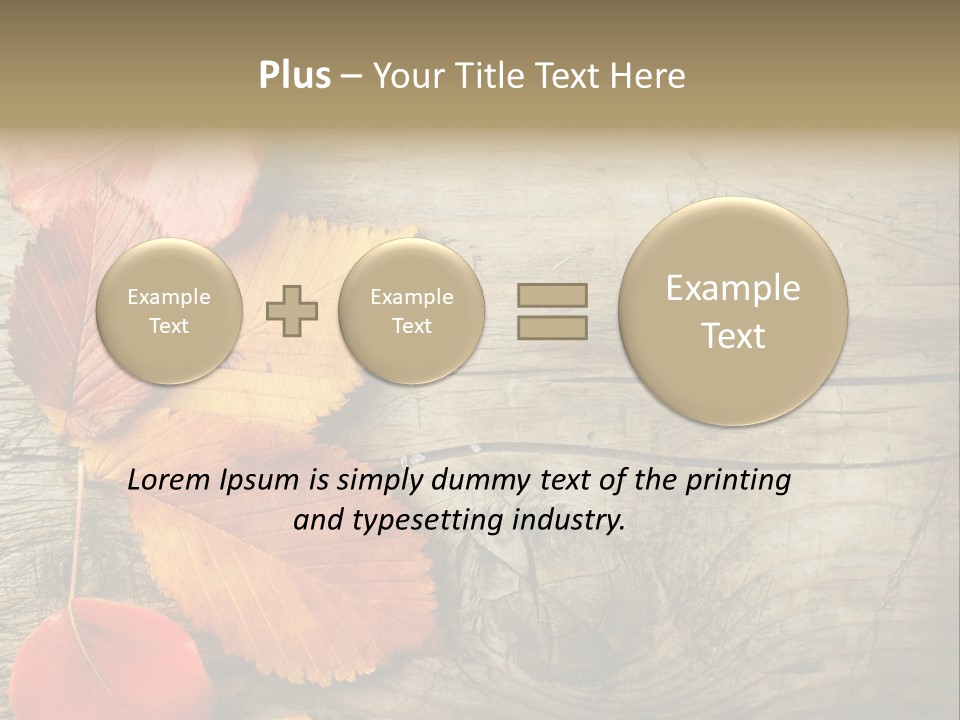 Brown Border Horizontal PowerPoint Template