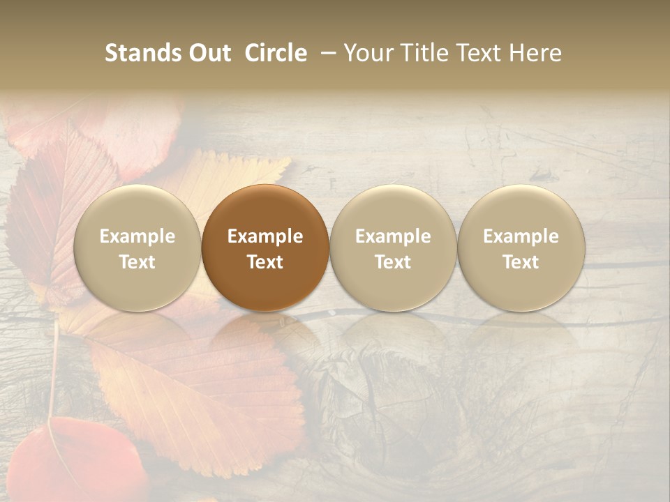 Brown Border Horizontal PowerPoint Template