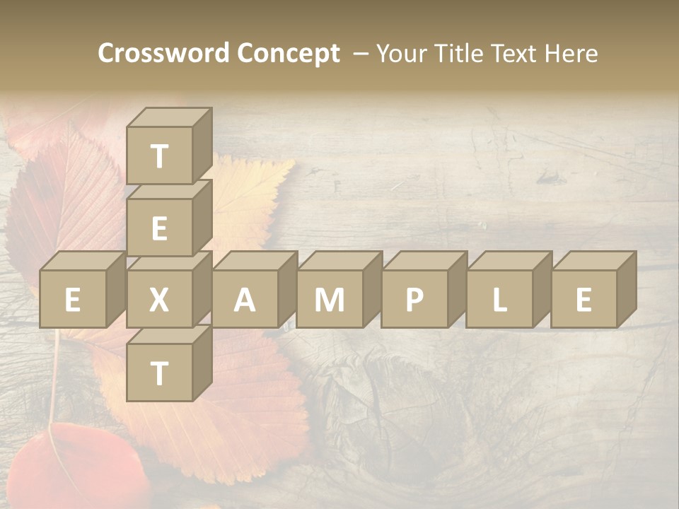 Brown Border Horizontal PowerPoint Template