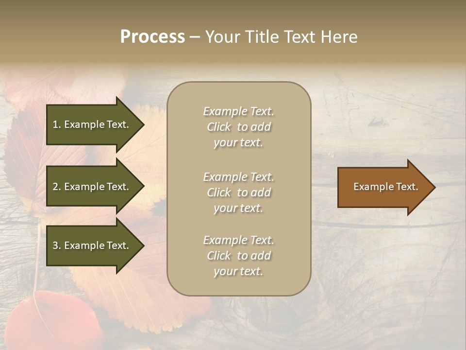 Brown Border Horizontal PowerPoint Template