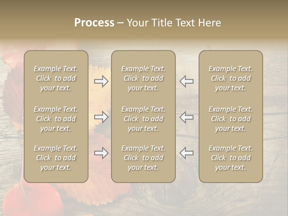Brown Border Horizontal PowerPoint Template