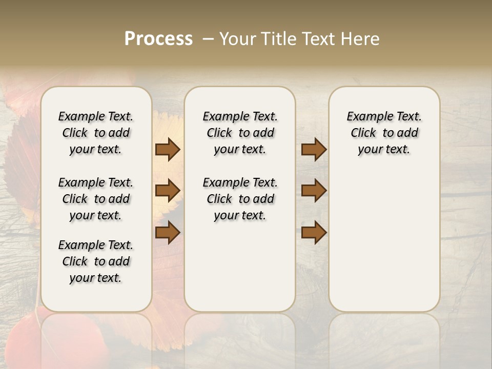 Brown Border Horizontal PowerPoint Template