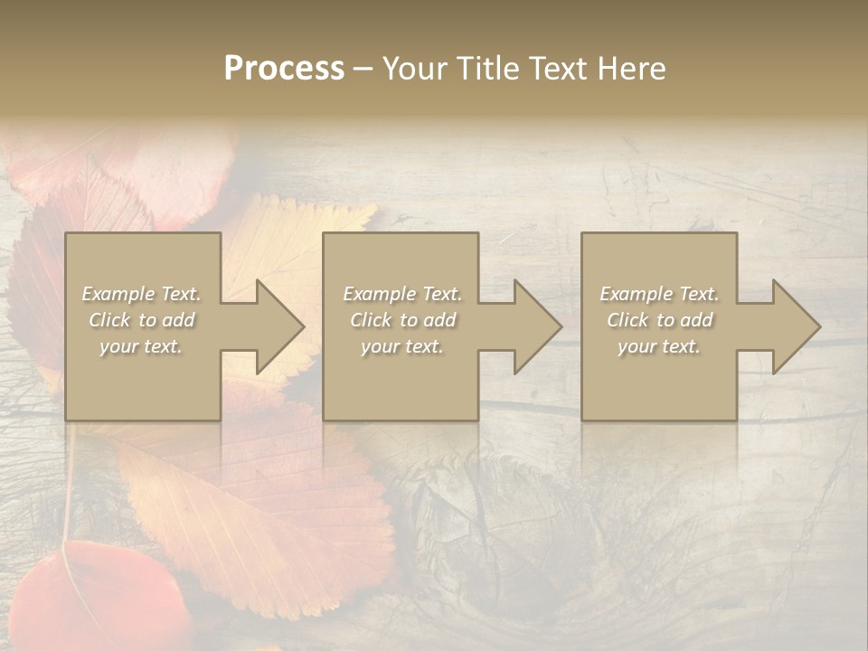 Brown Border Horizontal PowerPoint Template